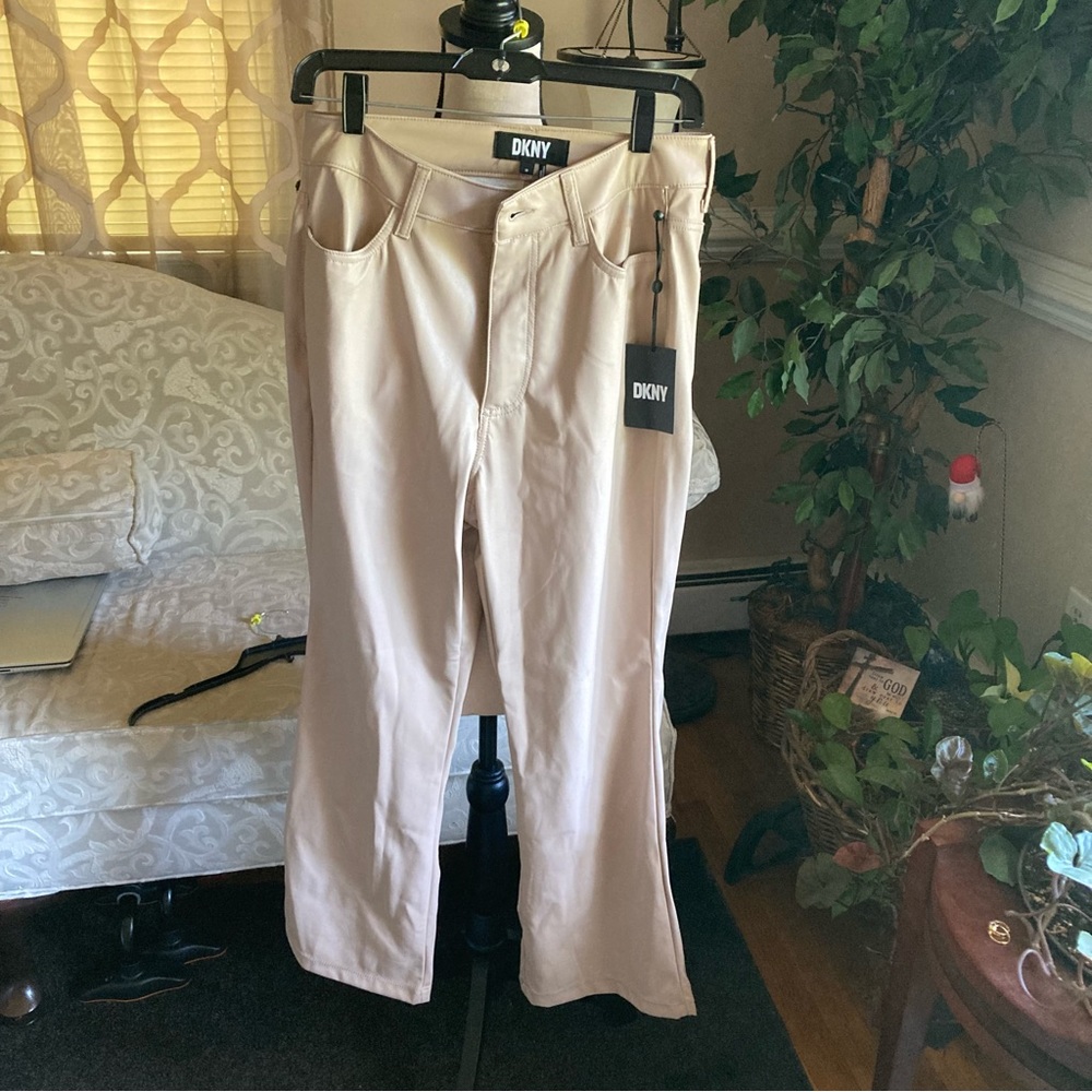 Nwt DKNY vegan leather  pants